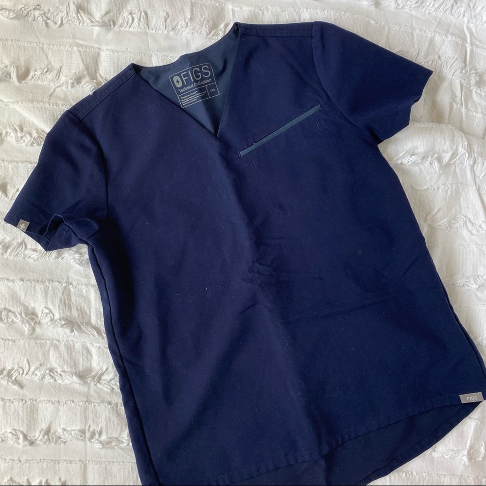 Figs Navy Scrubs Set XXS